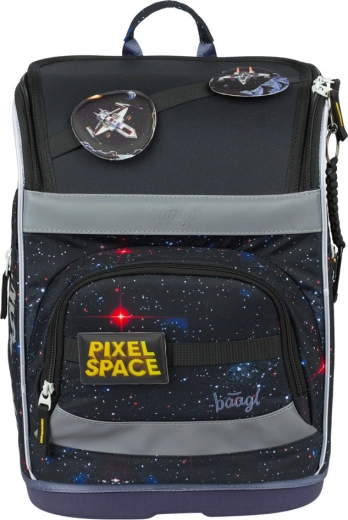 Skolas soma Baagl Zippy Plus Pixel Space