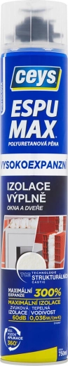 Augstas izplešanās pistoles montāžas putas 750 ml CEYS
