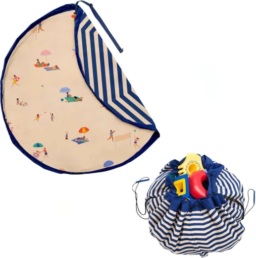 Play&Go Noomad āra rotaļu sega un rotaļlietu maiss beach