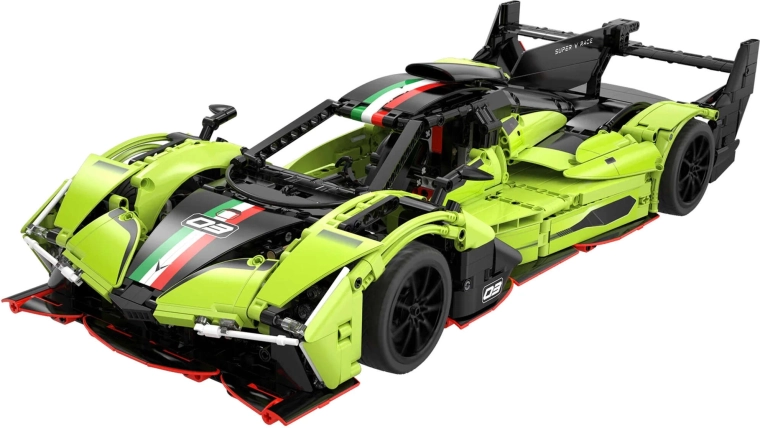 Authentic racing car details