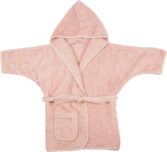 Timboo bērnu bambusa halāts Misty Rose (2–4 gadi)