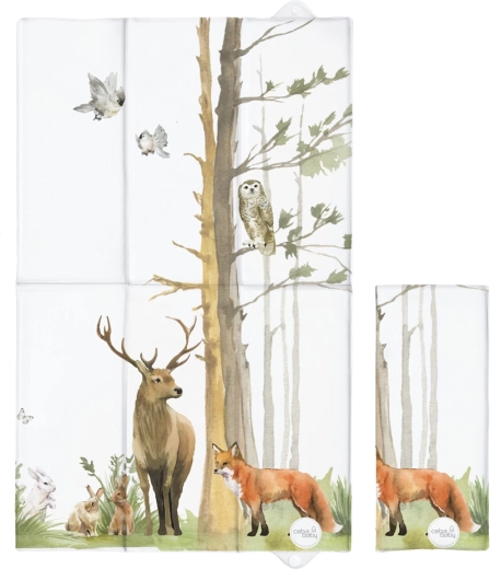 Ceba Baby ceļojumu pārtinamais paliktnis Basic Woodland 60 × 40 cm
