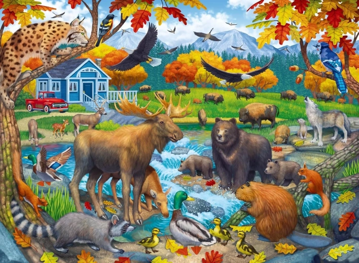 RAVENSBURGER Puzzle Wilderness Encounter XXL 150 pieces