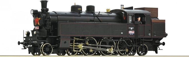 ČSD Class 354.1 steam locomotive in H0 scale by Roco