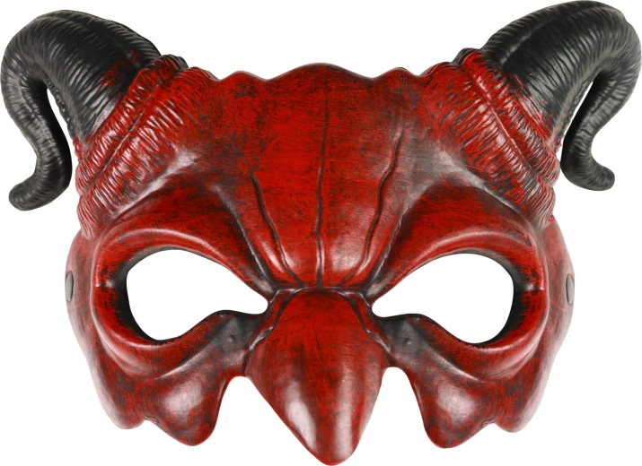 Rubber Devil/Demon Mask for Carnival and Halloween