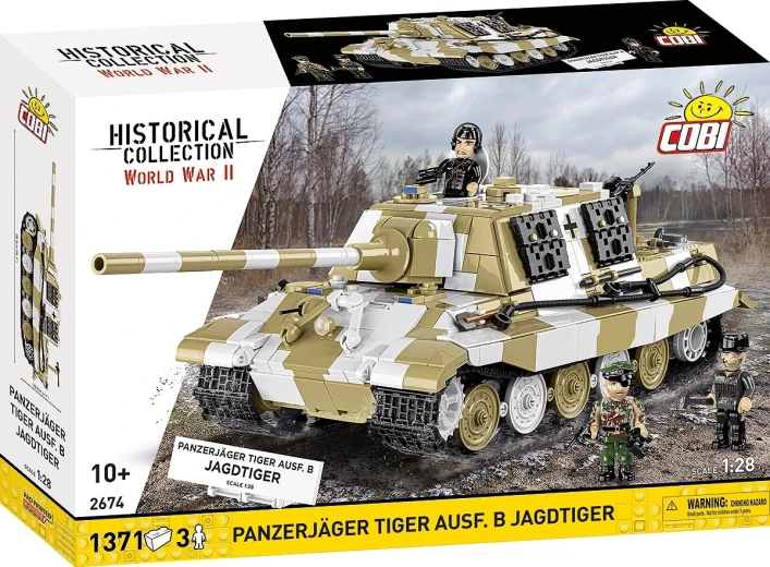 COBI building set Panzerjäger Tiger Ausf. B Jagdtiger 1:28 (1371 pieces)