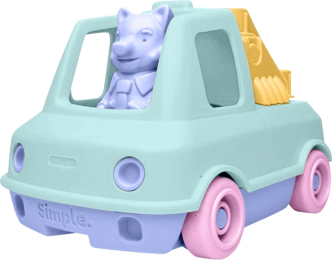 Simple. piparmētru krāsas ugunsdzēsēju auto smiltīm un ūdenim
