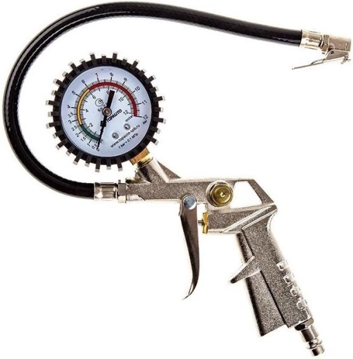 Pneumatic Tire Inflator Gun with Pressure Gauge up to 12 bar
