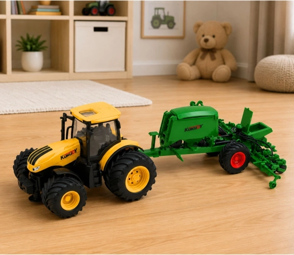 Large wheels and push-along driving