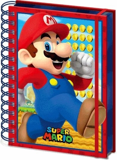 Piezīmju grāmatiņa A5 Super Mario
