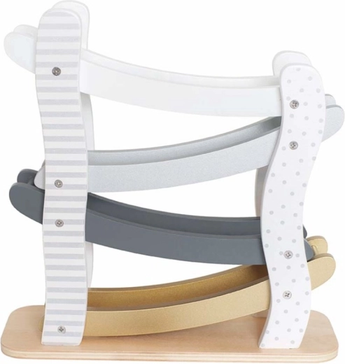 Jabadabado car track with 4 little cars in silver color
