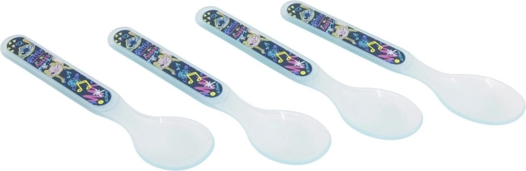 Stor bērnu karotīšu komplekts Stitch (4 gab.)