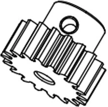 Nightstorm motor pinion gear 14 teeth - 1 piece