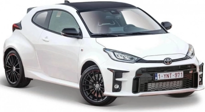 Toyota Yaris 2021 modelis balts 1/24