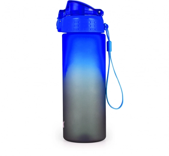 Dzeršanas pudele OXY Click 600 ml Ombre Black-Blue
