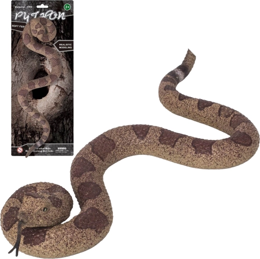 Sparkys reālistisks klaburčūskas (rattlesnake) modelis 46 cm