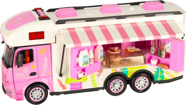 Fold-out food truck