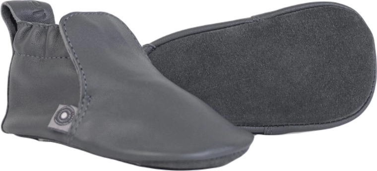 Lodger Stepper gunmetal ādas čībiņas 15–18 mēneši