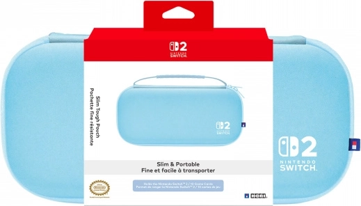 HORI Slim Tough Case for Nintendo Switch 2, Light Blue