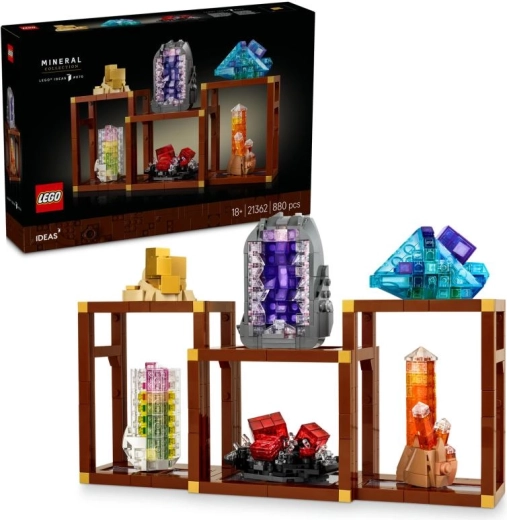 LEGO Ideas – minerālu kolekcija