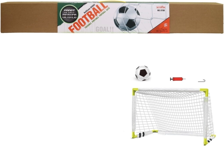 Football Goal with Ball and Pump