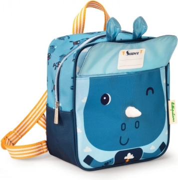 Lilliputiens children's backpack rhinoceros Marius