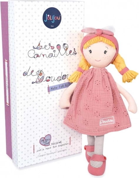 Tekstila lelle Suzette 36 cm no Doudou Jolijou