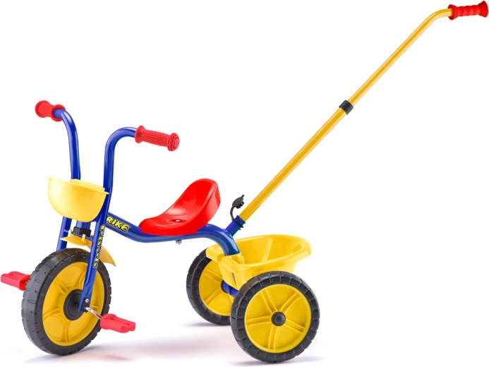 Bērnu trīsritenis Baby Trike ar stūmējstieni