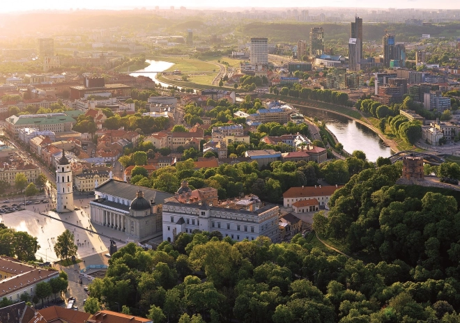 Puzzle Vilnius, Lithuania 1000 pieces