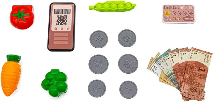 Rich accessories for playing shop