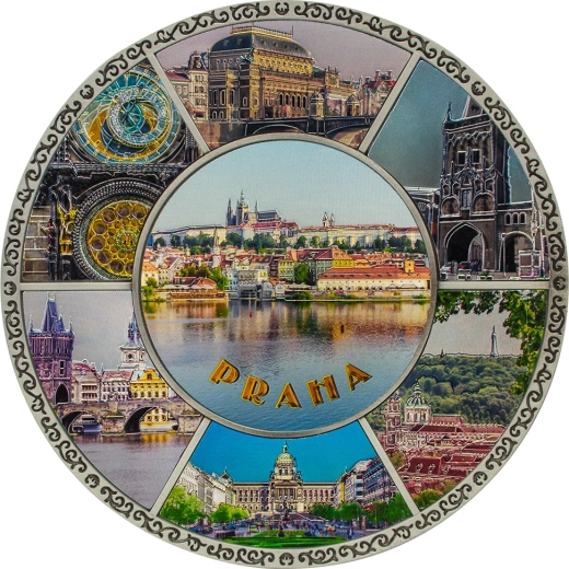 Dekoratīvs šķīvis Praha Sparkys