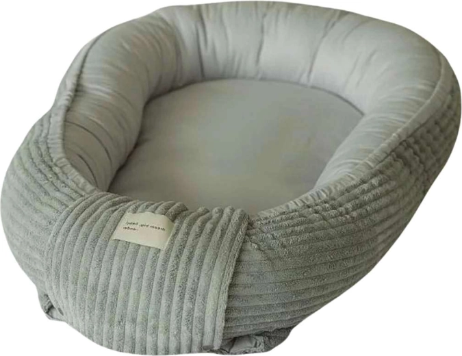 NANNA bērnu ligzdiņa Cozy Sage - 1 gab.