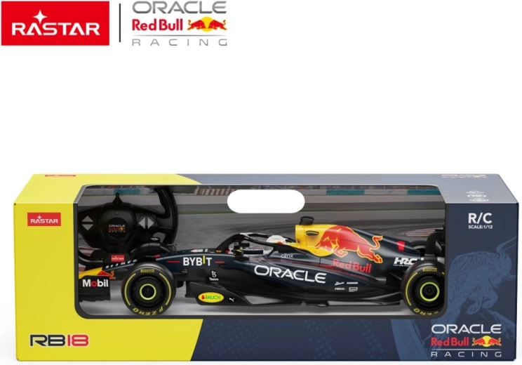 Ar tālvadības pulti vadāms Rastar Red Bull RB181 F1 formulas automobilis mērogā 1:12