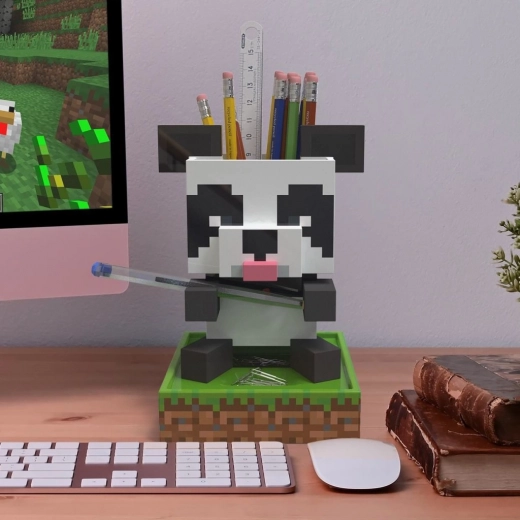 zīmuļu turētājs Minecraft panda