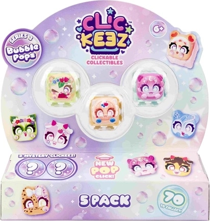 Goliath Clickeez Series 3 Bubble Pops Five-Pack