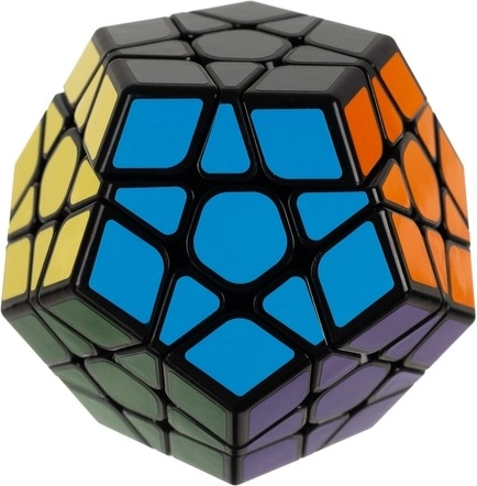Megaminx forma: 12 šķautnes, ilga izklaide