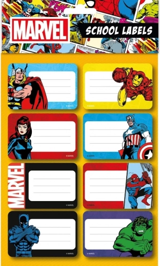 Marvel skolas uzlīmju komplekts (budžeta)