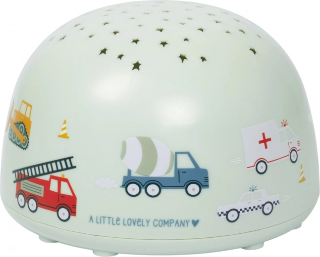 A Little Lovely Company projector lamp for children – Vehicles