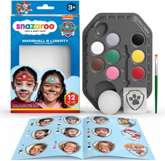 Face Paint Set Paw Patrol Marshall and Liberty