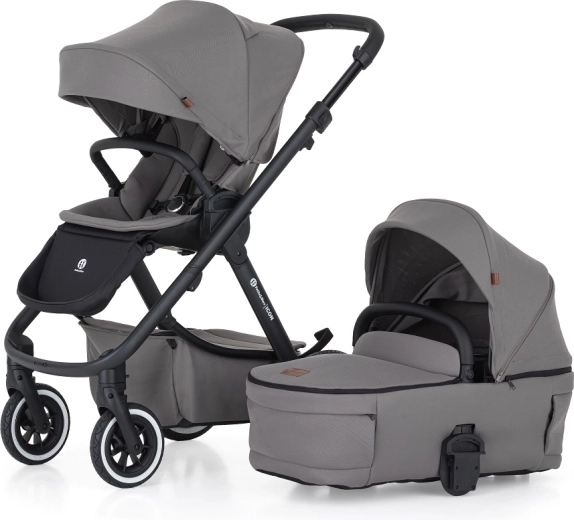 Petite&Mars kombinētais ratiņš Icon 2v1 Dove Grey Lite Air