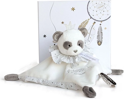 Gift set - plush cuddle cloth panda