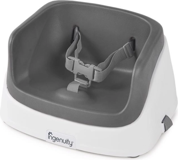 Ingenuity SmartClean Toddler paaugstināmais sēdeklis krēslam Slate, 2+ gadi, līdz 15 kg