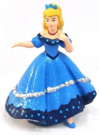 Princeses figūriņa zilā kleitā