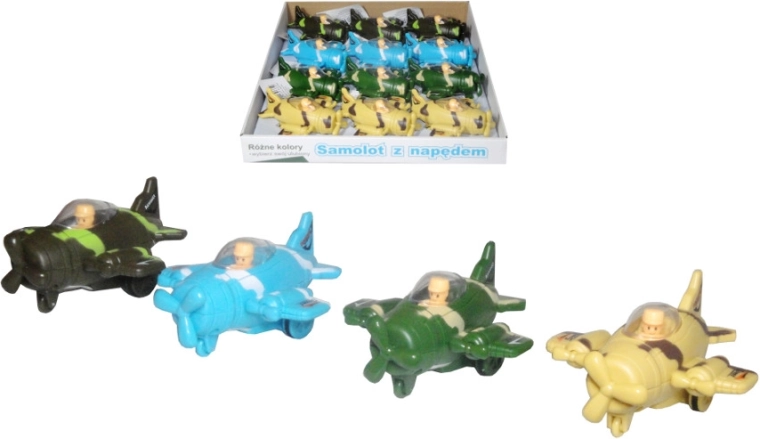 Plastic friction-powered airplane