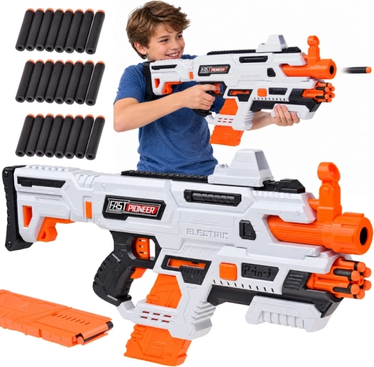 2-in-1 Electric and Manual Foam Dart Blaster