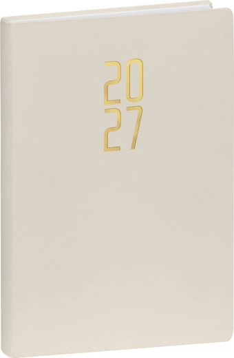 Notique dienas plānotājs Ponza 2027 krēmkrāsas 15 × 21 cm