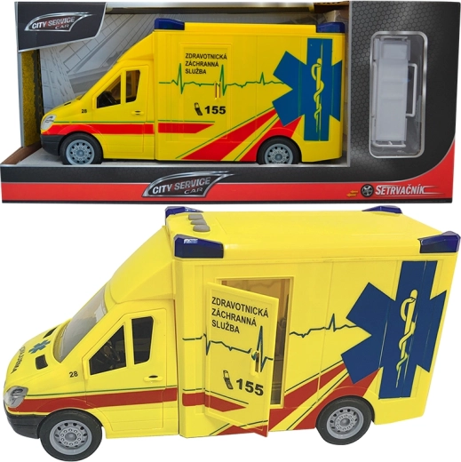 City Ambulance 1:14 with Flywheel