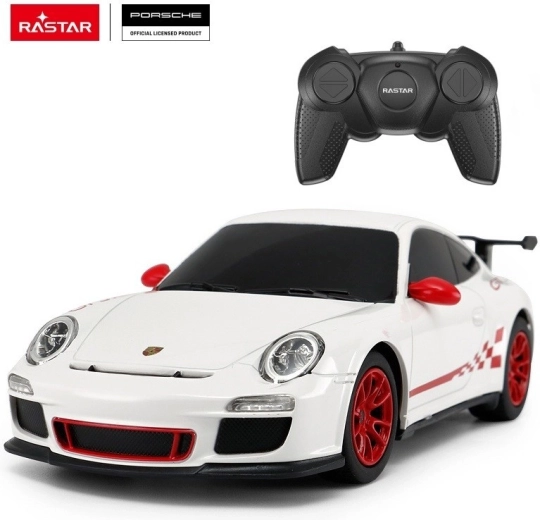 Rastar Porsche 911 GT3 RS RC auto ar tālvadību 1:24 balts - 1 gab.