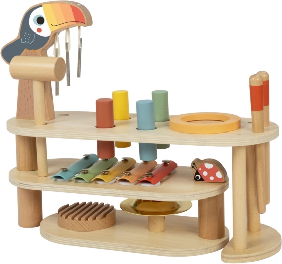 A small concert table full of sounds
