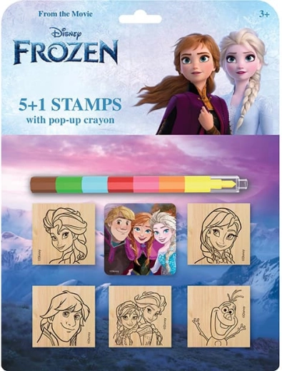 Zīmogu komplekts ar vaska krītiņu Frozen – Ledus sirds